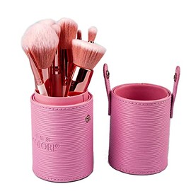 Juego de 10 brochas de maquillaje sintéticas de alta calidad, juego de brochas profesionales de color degradado, kit de brochas de maquillaje para... 