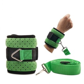 Wrist protector for silver generation welfare Breathable wide wristband Restraint bar Fixed bar Nursing facility rehabilitation Green 1p