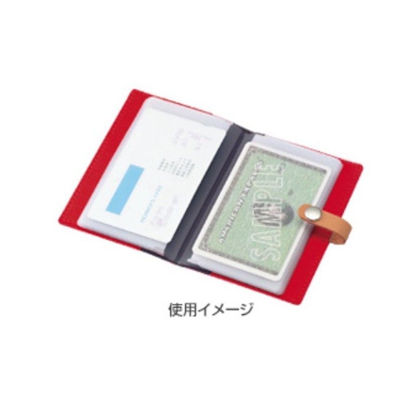 Raymay Fujii CH402 Card Case, Card Holder, Insert-Type, 20 Pockets