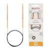 KnitPro Basix Beech Fixed Circular Needles 32" (80cm) | 3.50mm