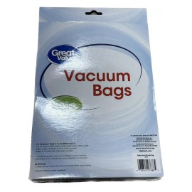 Kenmore 3-Pak (1 Set) Great Value Kenmore Style U O & Miele Style Z Vacuum Cleaner Bags