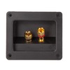 [Banana Plugs x 2] Embedded Type Box Type Speaker Terminal