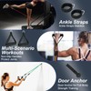 MR.TIMELAG 5 Pack Exercise Resistance Bands with Handles, 4.5-45 kg