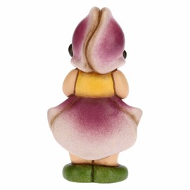 THUN - Lady Orchid - Weiblichkeit - Kleines Format - Wohnzimmer, Dekorationsgegenstände für Zuhause - Geschenkidee - Linie Thunibelle - Keramik - 5 x 3,5 x 8,3 cm h