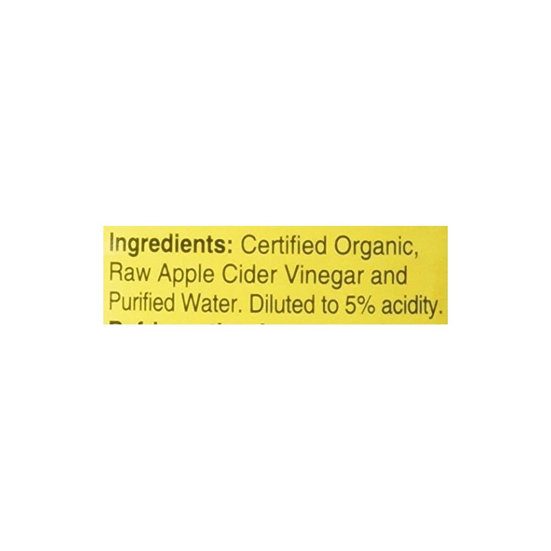 Bragg USDA Gluten Free Organic Raw Apple Cider Vinegar, With