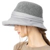 Loo&c Straw Hat, Wide Brim, Raffine, Straw Hat, Women's, Large