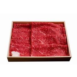 A5 Grade Hida Beef for Sukiyaki Peach, Marbled Peach, 17.6 oz (500 g), Individual Identification Number Included, No Castration (1 Tier Box)