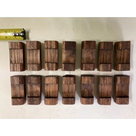 Lincoln Logs 14 Large 1 Notch Lincoln Logs 3 inches Long x 1 1/2 inches Wide  Made with 2x4s