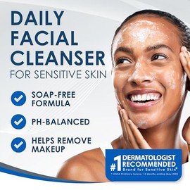 Gentle Facial Cleanser - 2.5 fl oz - Formulated Without Common Irritants for Those with Sensitive Skin                                                