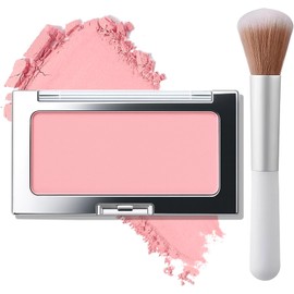 Erinde Monocromo Cosmetics Powder Blush Palette Mate, #4 Colorete de Alta Pigmentación y Larga Duración, Maquillaje que se Mezcla sin Esfuerzo, Regalar Brochas de Maquillaje