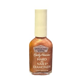 Sally Hansen Diamond Shine Hard As Nails Diamond Nail Polish, Mink & Diamonds