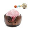 Holzsammlung Holz Garn Schüssel, Garn Aufbewahrungsschale Halter International Garnschale Handgefertigte