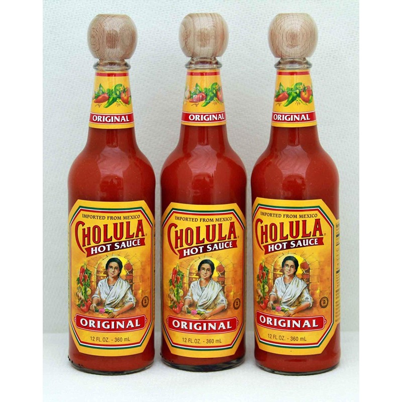 Cholula Original Hot Sauce, 12 Fluid Ounces, Pack of 3