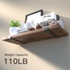 LEOPO 12 Inch Shelf Bracket for DIY Floating Shelf, 1/5
