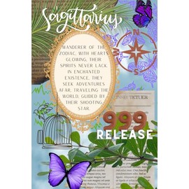 Sagittarius angel number aesthetic maximalist journal notebook: For your deepest thoughts and desires to get them down on paper and take action behind them.