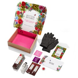 Better Natured Permanent Liqui Creme Hair Color Dye Kit | 100% Gray Coverage | Rich & Vibrant Coloring | Naturally-Derived | Vegan | 4NRV Medium Natural Red Violet Brown