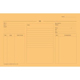 Legal Size Attorney Litigation File Document Envelope, 100 per box