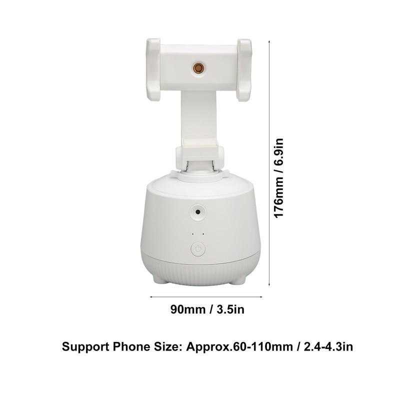 Smartphone Tracking Holder 360 Degrees Rotating Follow Shooting Stabilizer Live