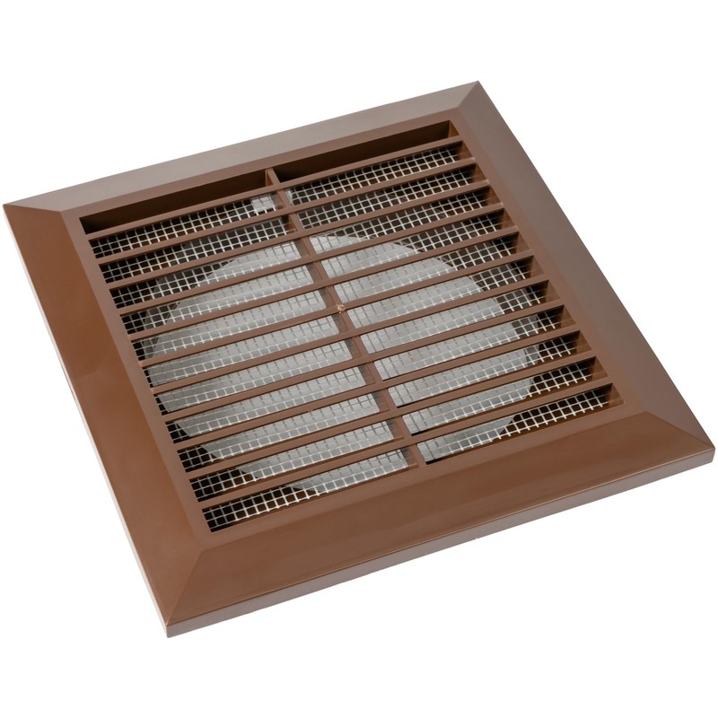 ECOPRO VENT Brown 5'' Inch Ventilation Grille - Inside/Outside use