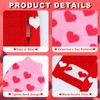 GOYOSWA 2 Pack Valentine Dog Sweater Dog Valentines Clothes Outfit