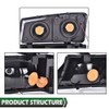 LQI LED DRL Headlights Assembly Compatible with Silverado/Avalanche 2003-2007 (Fit