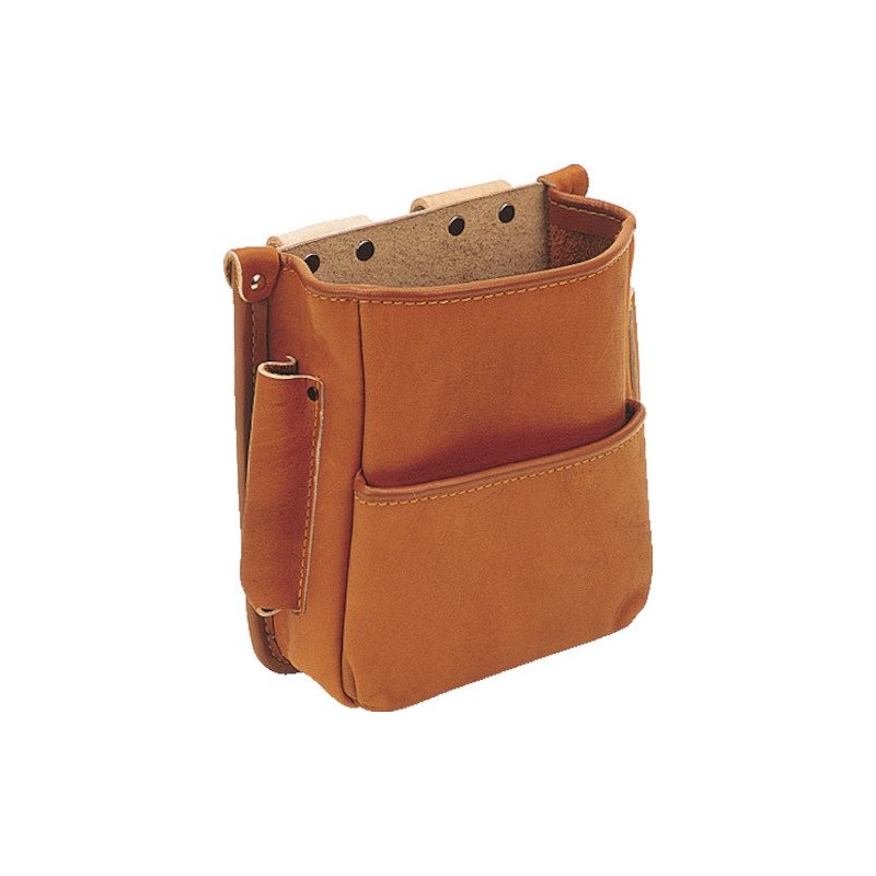 TRUSCO Nakayama Style Leather Waist Bag 7.1x8.7 inches (180x220 mm)