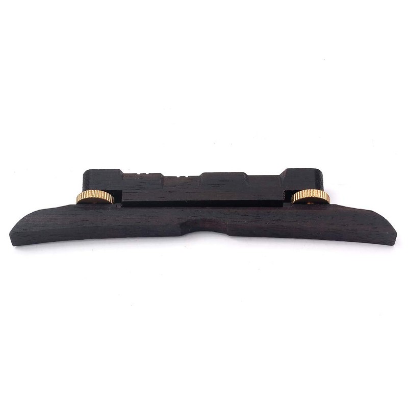 Alnicov Guitar Bridge Adjustable Mandolin Bridge Compensated Rosewood for Mandolin