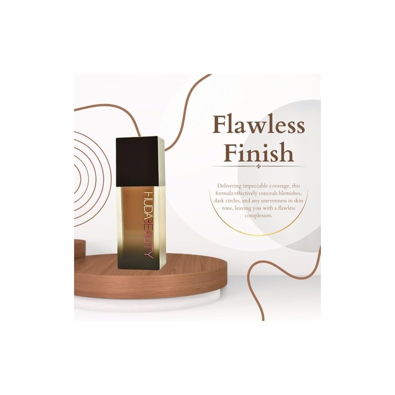 Hudabeauty Base Maquillaje Mate Luminosa Fauxfilter Huda Beauty 200b Shortbread