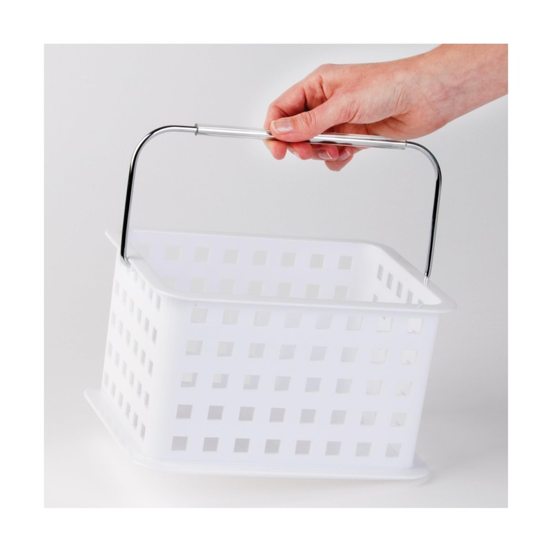 iDesign Portable Shower Caddy Basket with Handle for College Dorm