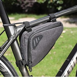 System-S Bicycle Saddle Bag, Grey, Waterproof