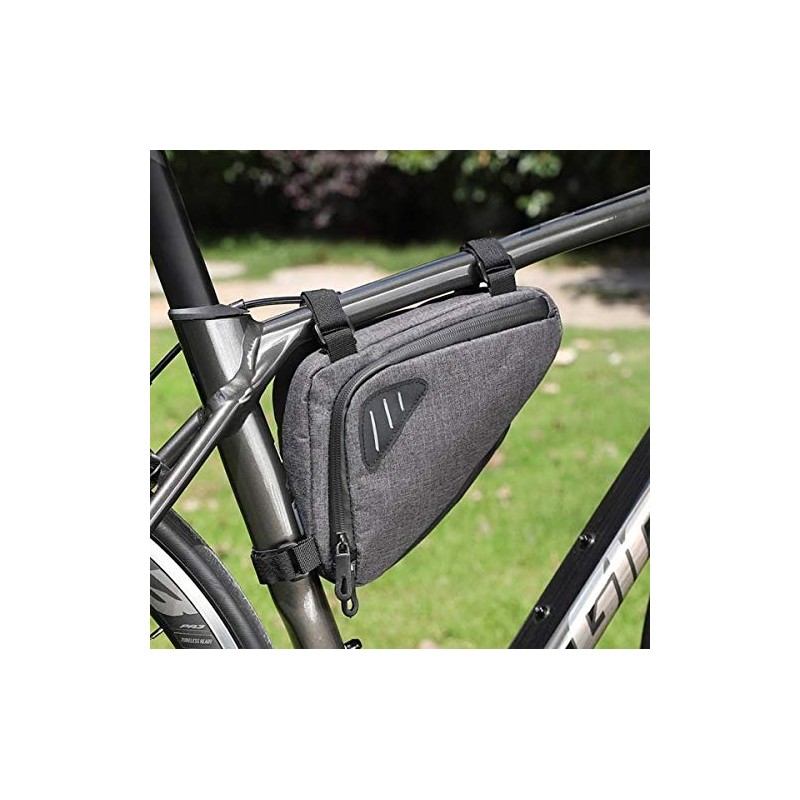 System-S Bicycle Saddle Bag, Grey, Waterproof