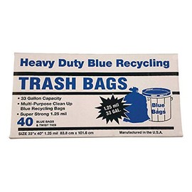PRIMROSE PLASTICS/COM 33401 33 Gal Trash Bags