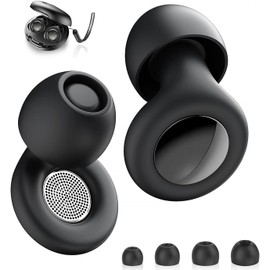 Boppon Earplugs for Sleep, Complete Sound Insulation, Good Sleep, Good Sleep, Noise Canceling, Relax, Hearing Protection, 35 dB Reduction, For Airplanes, Study, Snoring Blocking, Travel, Live, Work