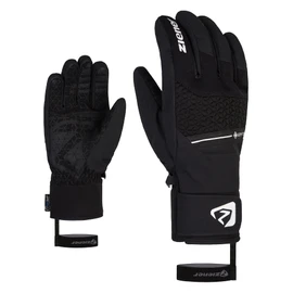 Ziener Men's Granite Ski Gloves / Winter Sports Waterproof Gore-Tex Alpine Wool, Black, 10.5