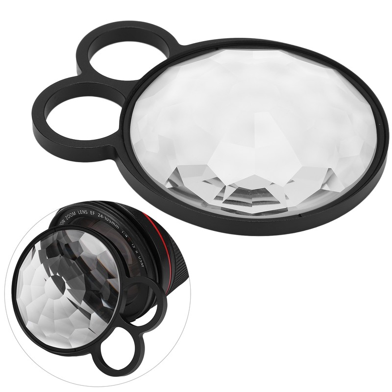 Handheld Camera Filter 77mm Kaleidoscope Special Effects Lens Photography Accessories