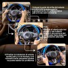 Funda Cubre Volante Deportivo Protector Antiderrapante Auto