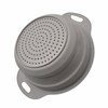 Natural Collapsible Colander – Space-Saving Kitchen Strainer with 23.5cm Diameter