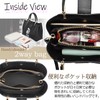 LASTOS Women's Handbag, Cross-body Shoulder Bag, Work Bag, 2-Way, Black