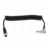 HangTon TVLogic Alphatron EVF Monitor Coiled Cable Right Angle 0B