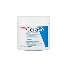 CeraVe Crema Hidratante Diaria para Rostro y Cuerpo, Piel Seca a Muy Seca, Hidratación por 24 Horas, con Ceramidas Esenciales y Ácido Hialurónico, 454