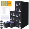 aopule Toploader Card Storage Box,Holds 2700+ Toploaders,Toploader Storage Box for