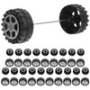 Totority 20sets Wheel Replacement Kit Toy Vehicle Model Axles Easy