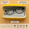 LAGO TERRA Protective Easy-Open Hard Shell Glasses Case