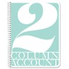 BookFactory 2 Column Ledger Book/Account Book/Accounting Ledger/Notebook Two Columns Columnar