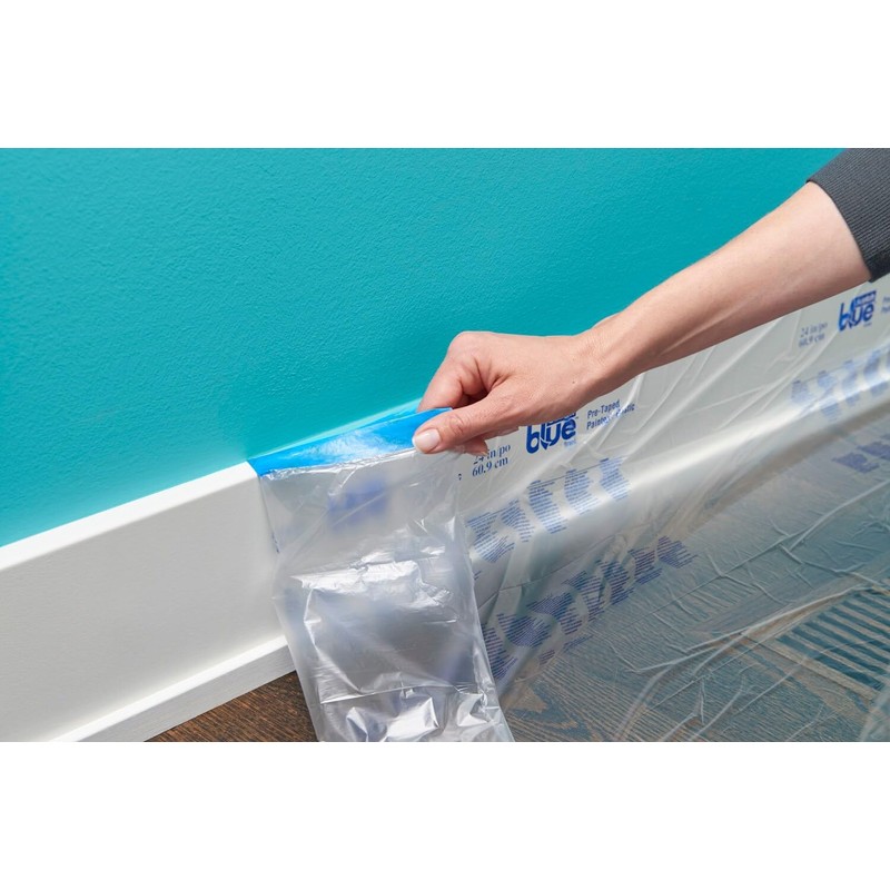 ScotchBlue Pre-taped Painter's Plastic Dispenser PTD2093EL-24-S, 24 in x 30