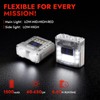 WARSUN G7 Rechargeable LED Headlamp 1500mAh with Extra 2600mAh Charging