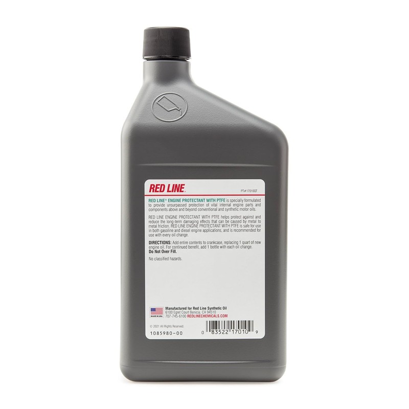Red Line Service Chemicals 17010QT Engine Protectant with PTFE, 32