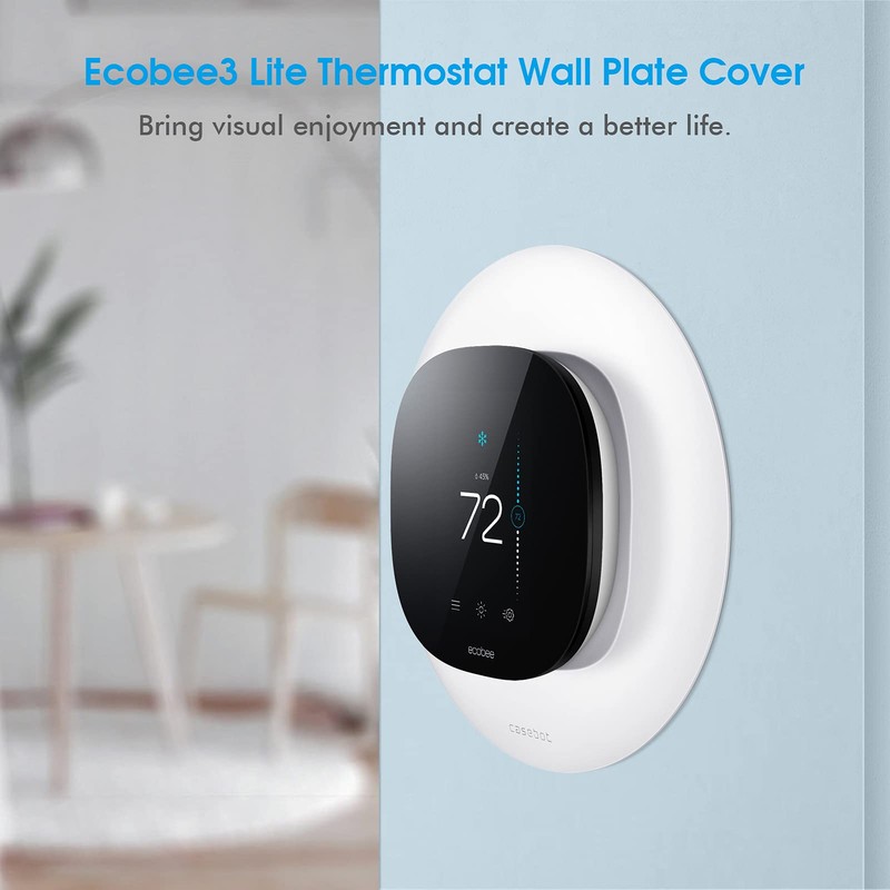 CaseBot Wall Plate for Ecobee3 Lite / Ecobee3 SmartThermostat, Practical