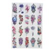20pcs Temporary Tattoos Stickers Waterproof Long Lasting Flower Fake Tattoo