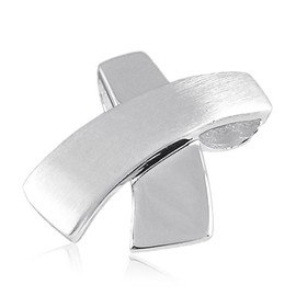 Vinani ACF-EZ Cross Pendant Matt Shiny 925 Sterling Silver, Sterling Silver, plain